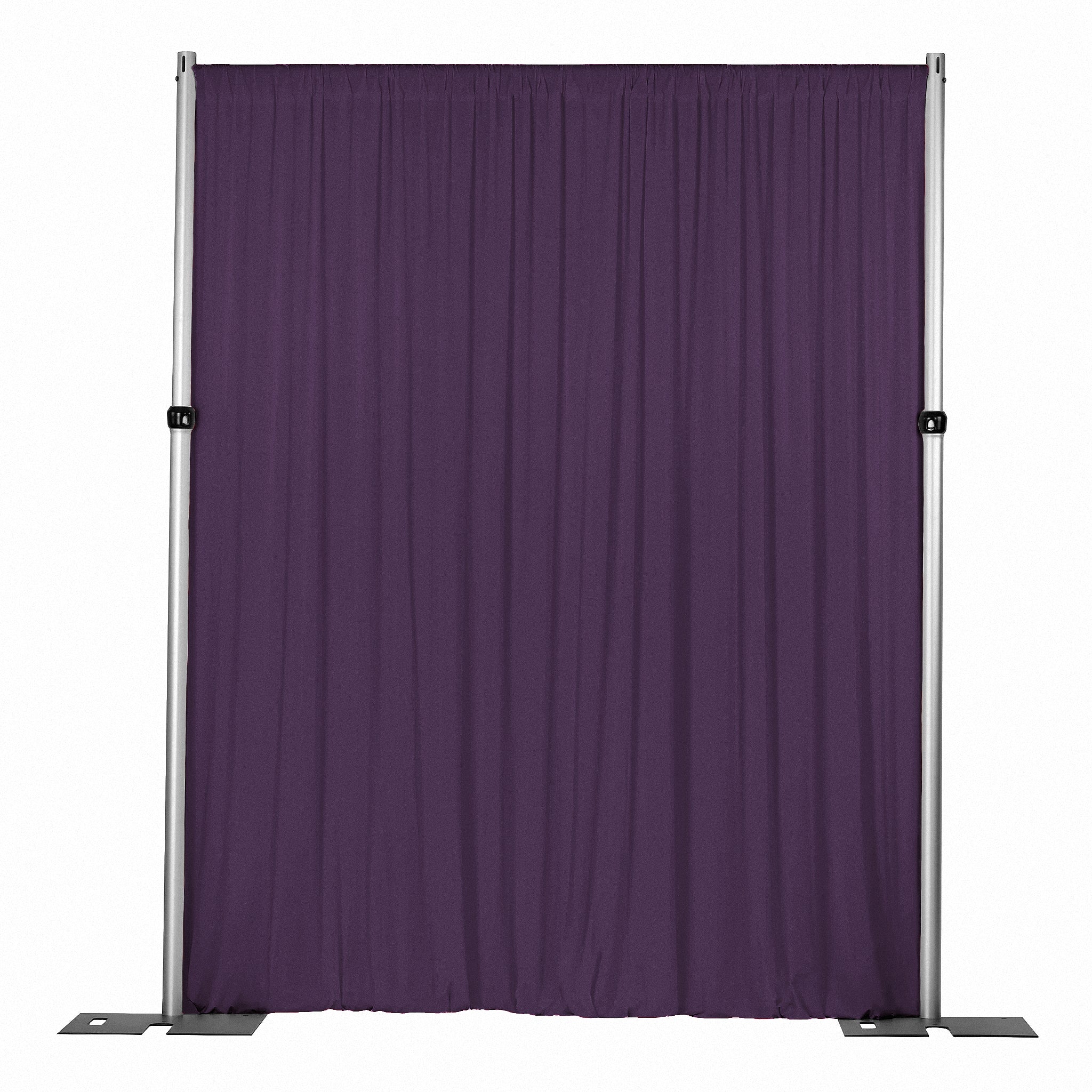Spandex 4-Way Stretch Drape Curtain Eggplant/Plum - CV Linens