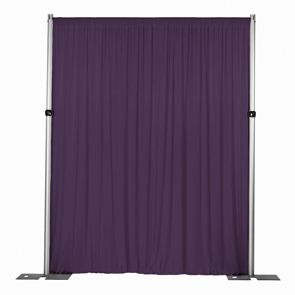 Spandex 4-Way Stretch Drape Curtain Eggplant/Plum - CV Linens