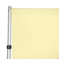 spandex drape backdrop curtain panel pastel yellow pocket close up