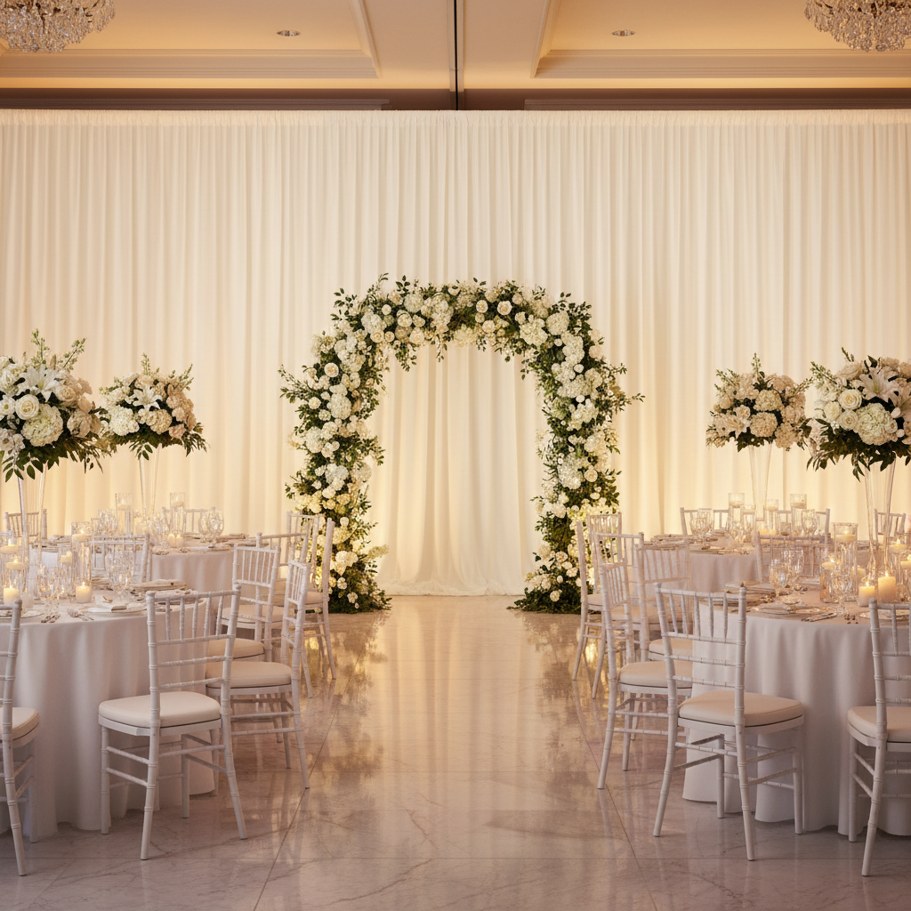 Ivory 16ft H x 60