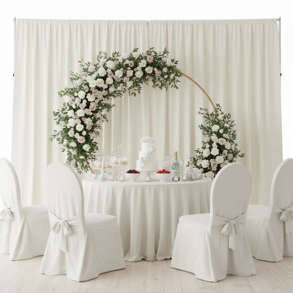 Ivory 16ft H x 60