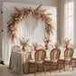 boho themed luxury bridal shower with Spandex 4-way Stretch Backdrop Drape Curtain 16ft H x 60" W - White