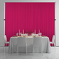 minimalist dinner with Spandex 4-way Stretch Backdrop Drape Curtain 18ft H x 60" W - Fuchsia