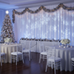 winter wonderland party with Spandex 4-way Stretch Backdrop Drape Curtain 18ft H x 60" W - Ivory