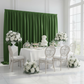 Spandex 4-way Stretch Backdrop Drape Curtain 18ft H x 60" W - Willow Green for bridal shower brunch reception