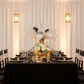 corporate party with Spandex 4-way Stretch Backdrop Drape Curtain 20ft H x 60" W - Ivory