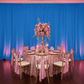 Spandex 4-way Stretch Backdrop Drape Curtain 14ft H x 60" W - Azure Blue