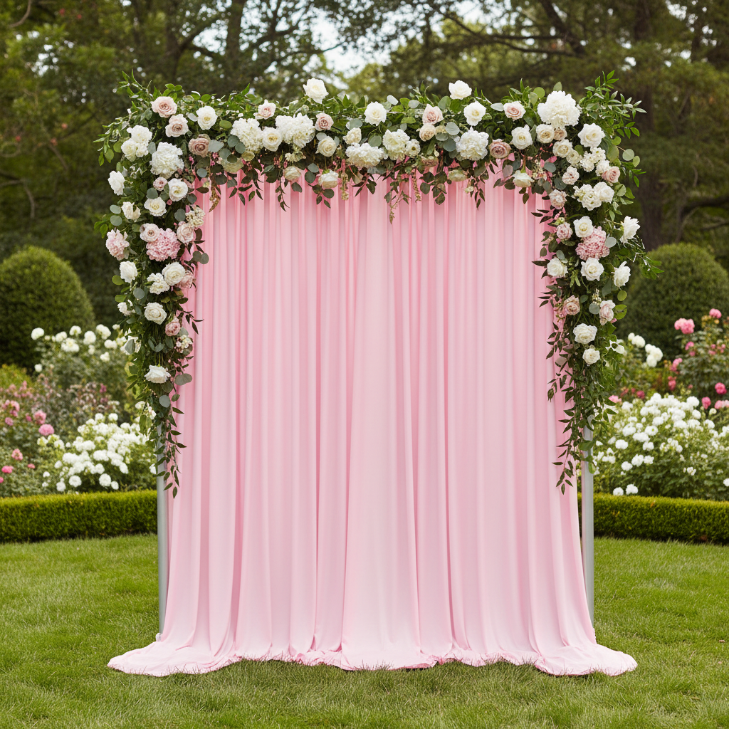 Spandex 4-way Stretch Drape Curtain 10ft H x 118