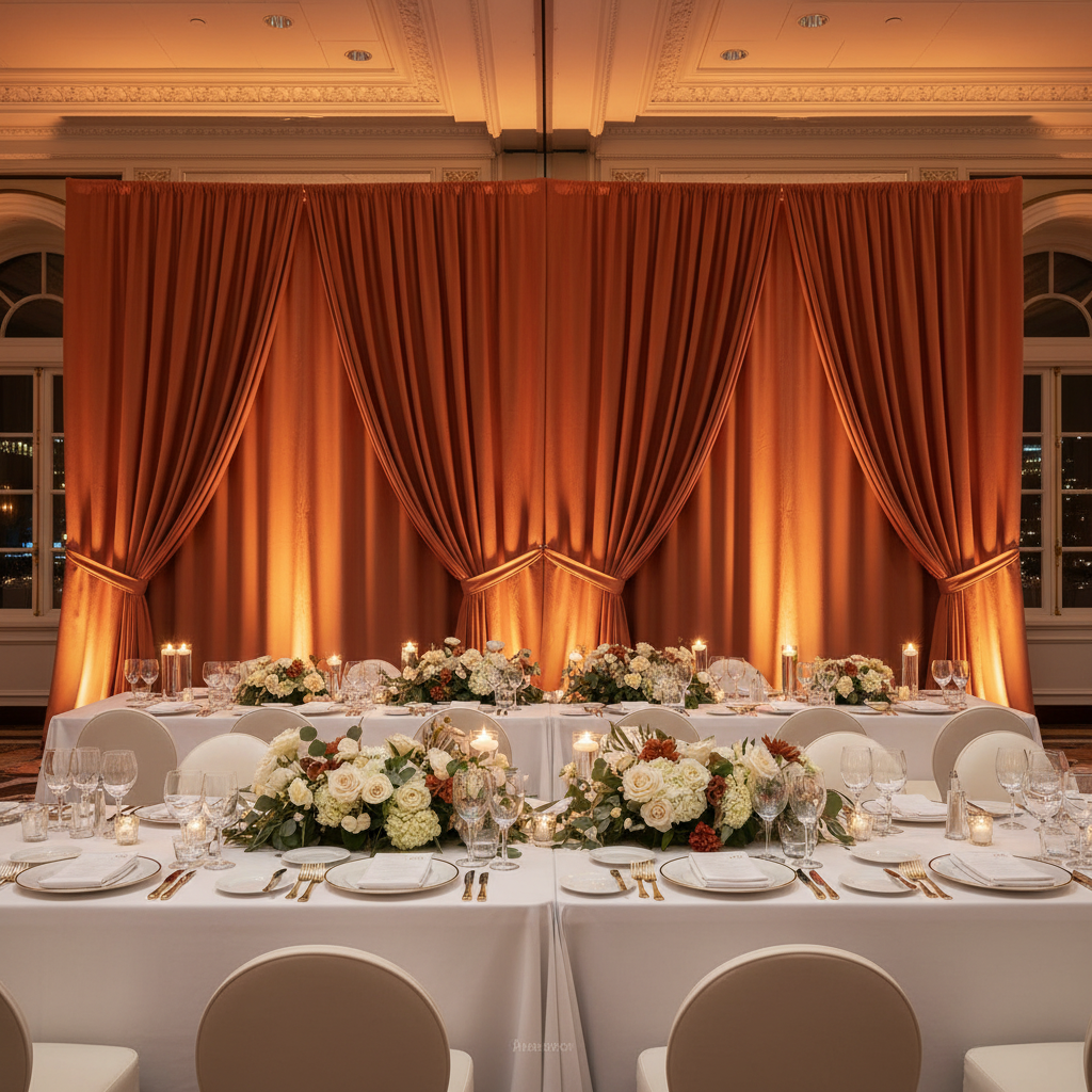 Spandex 4-way Stretch Drape Curtain 10ft H x 60