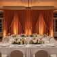 Spandex 4-way Stretch Drape Curtain 10ft H x 60" W - Rust