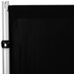 Spandex 4-way Stretch Drape Curtain 10ft H x 118" W Black flat view