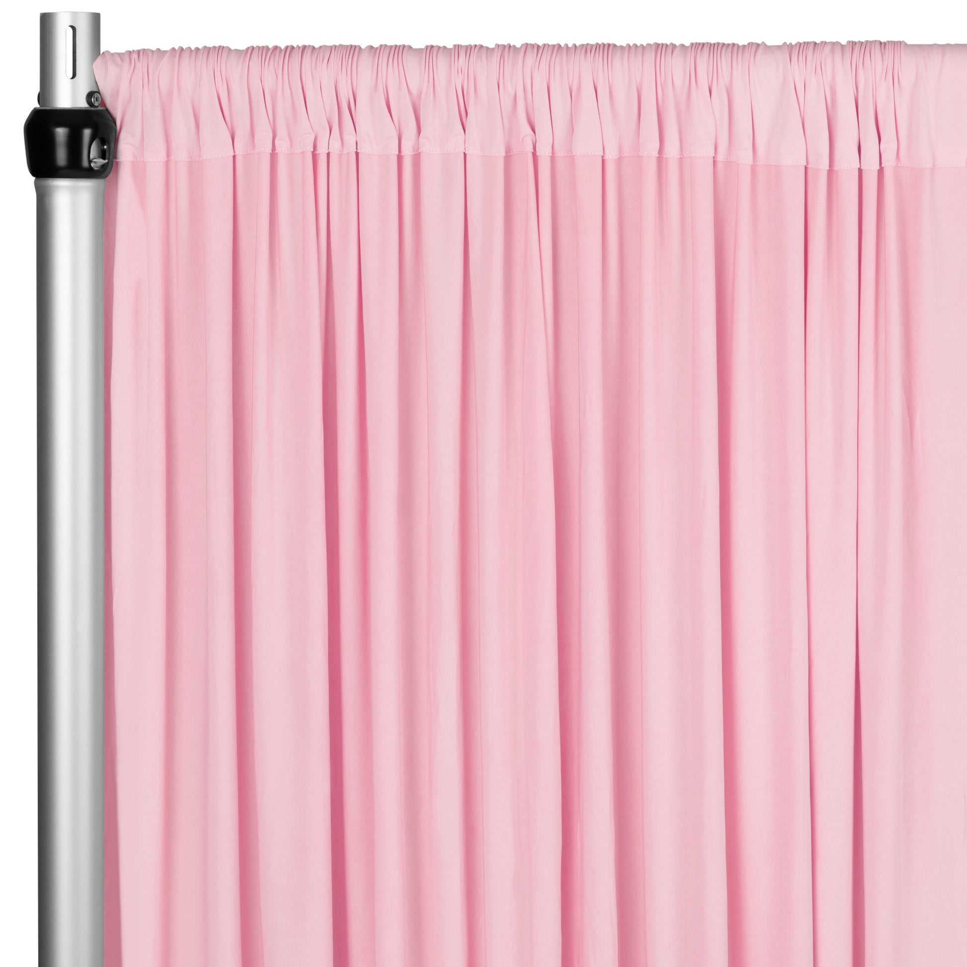 Spandex 4-way Stretch Drape Curtain 10ft H x 118" W - Pink