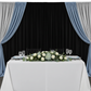 Spandex 4-way Stretch Drape Curtain 12ft H x 118" W - Black