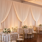 Spandex 4-way Stretch Drape Curtain 12ft H x 118" W - Ivory