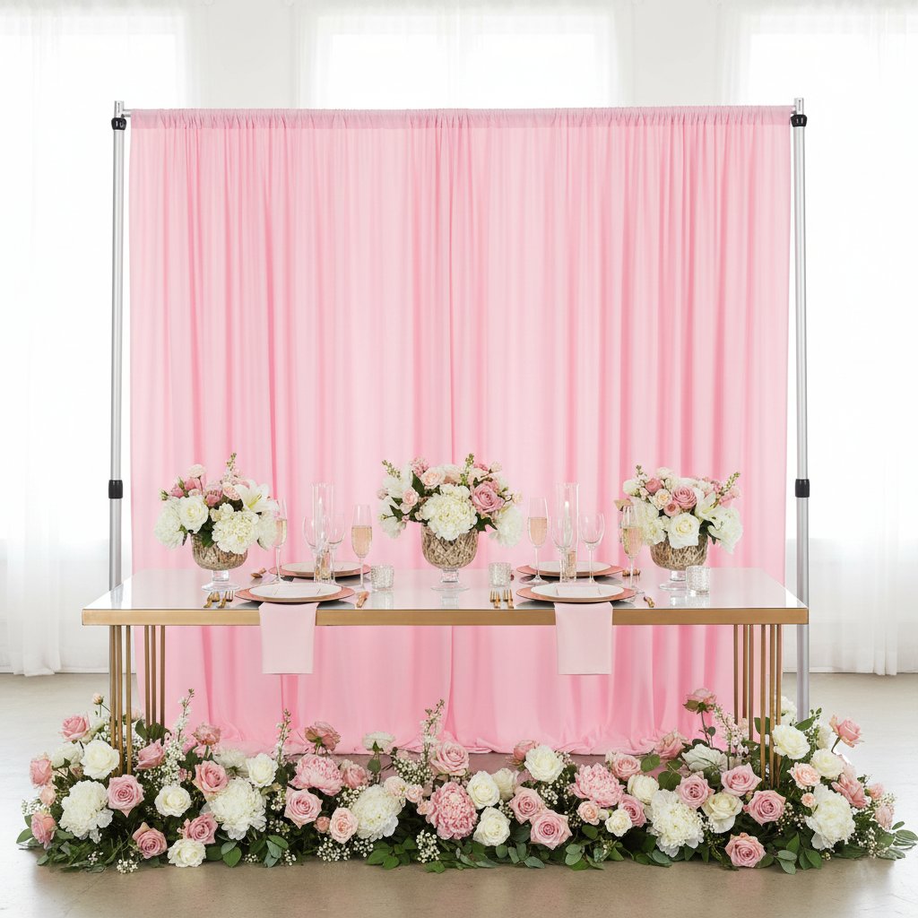 Spandex 4-way Stretch Drape Curtain 12ft H x 118