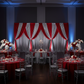 Spandex 4-way Stretch Drape Curtain 12ft H x 118" W - Red
