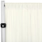 Spandex 4-way Stretch Drape Curtain 12ft H x 118" W - Ivory