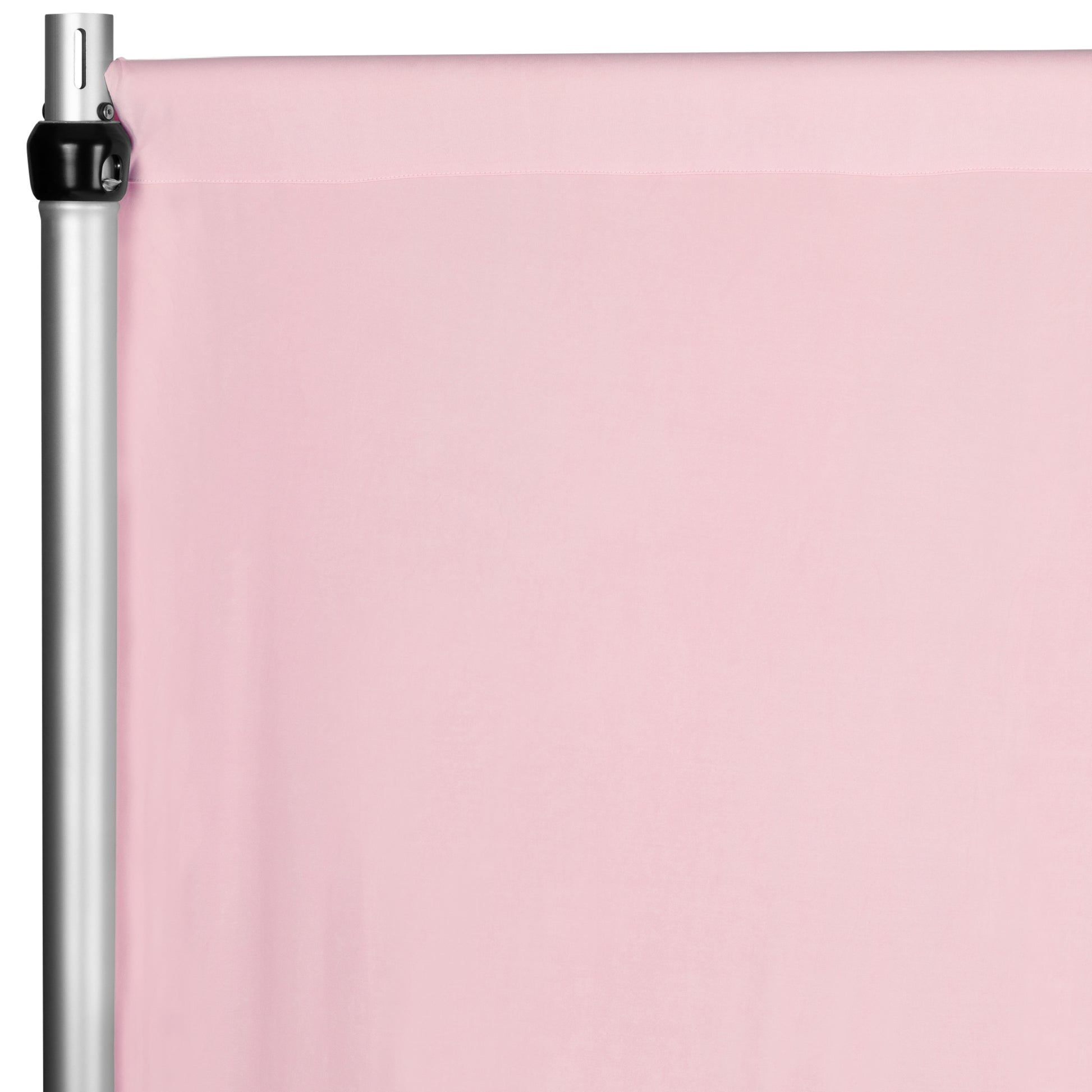 Spandex 4-way Stretch Drape Curtain 12ft H x 118" W Pink flat view
