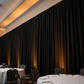 Spandex 4-way Stretch Drape Curtain 14ft H x 118" W - Black