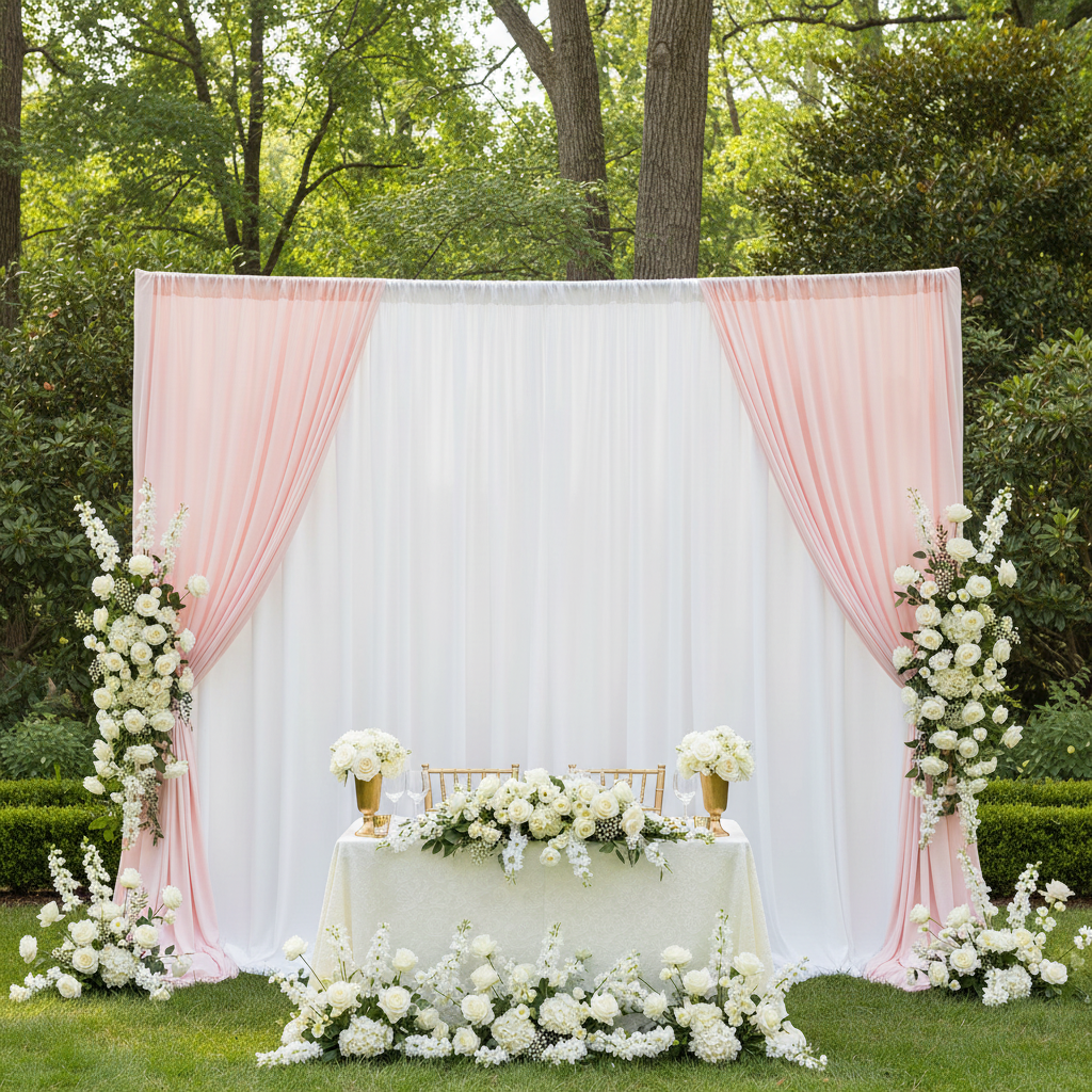Spandex 4-way Stretch Drape Curtain 14ft H x 118