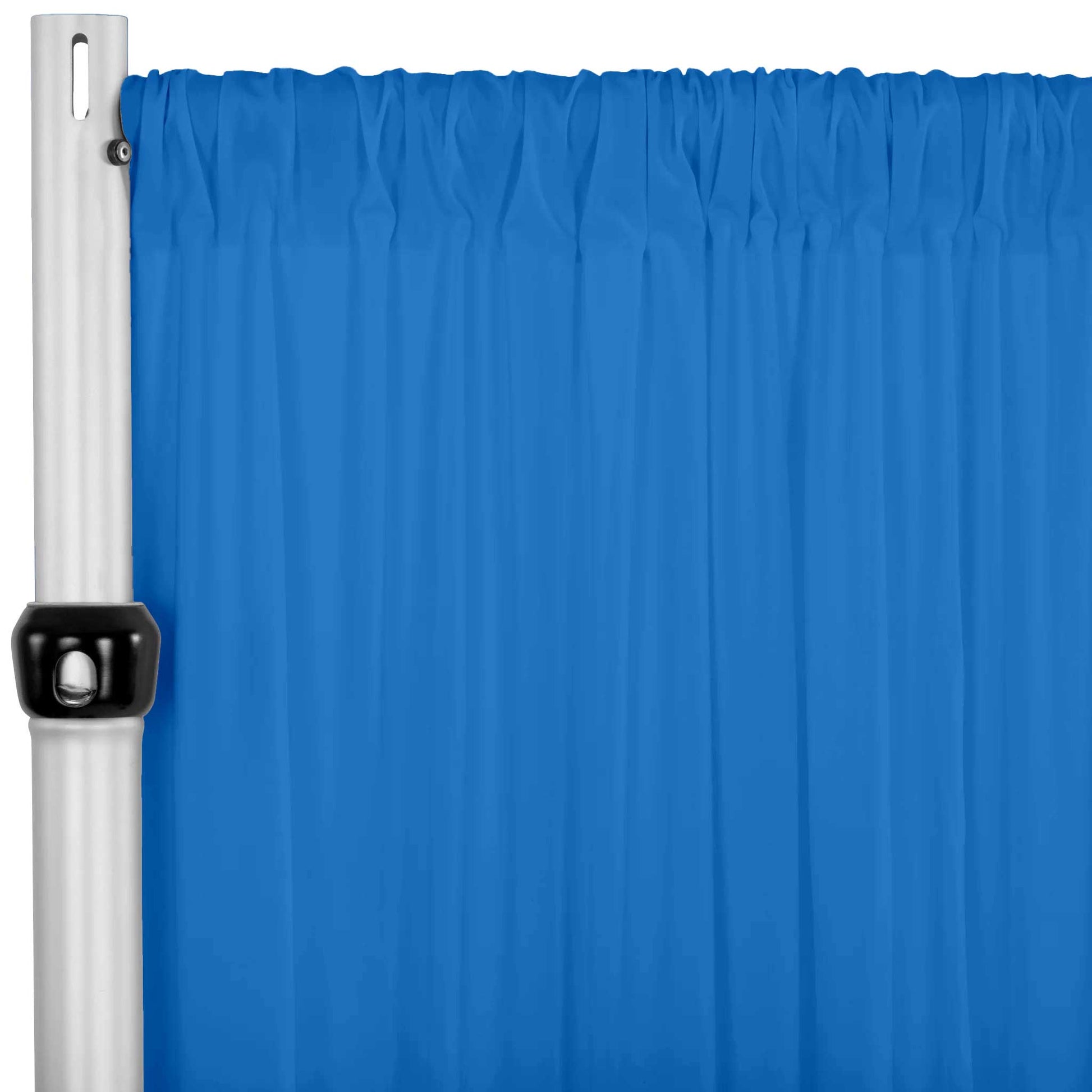 Spandex 4-way Stretch Backdrop Drape Curtain  Azure Blue