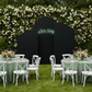 Spandex Arch Covers for Heavy Duty Chiara Frame Backdrop 3pc/set - Black