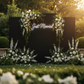Spandex Arch Covers for Heavy Duty Rectangular Backdrop Frame 3pc/set - Black