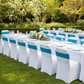Spandex Chair Band - Aqua Blue
