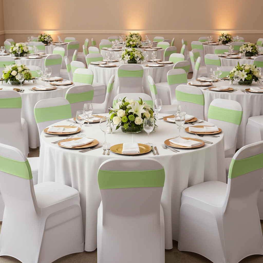 Spandex Chair Band - Mint Green