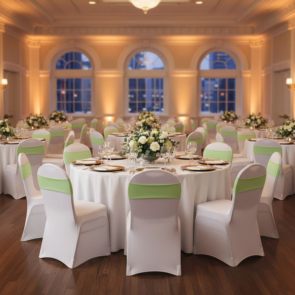 Spandex Chair Band - Mint Green