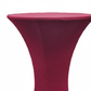 Spandex-Cocktail-Table-Cover-30-Round-Burgundy detail