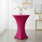 Spandex Cocktail Table Cover 30" Round - Fuchsia