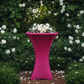Spandex Cocktail Table Cover 30" Round - Fuchsia