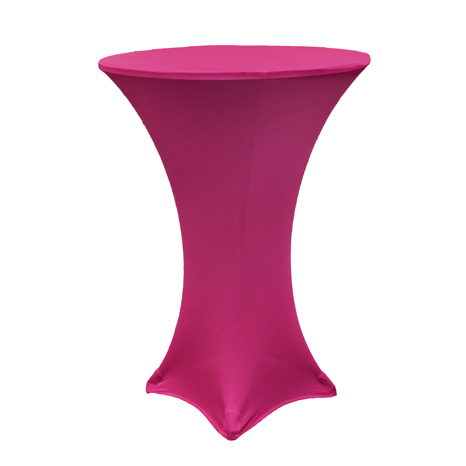 Spandex Cocktail Table Cover 30"-32" Round - Mulberry