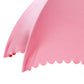 Spandex Cover for Adjustable Umbrella Centerpiece Stand Pink  scalled edge details