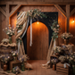 Spandex Cover for 3D Arch Door Frame Backdrop - Black