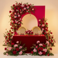 Spandex Cover for 3D Arch Door Frame Backdrop - Fuchsia

