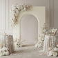 Spandex Cover for 3D Arch Door Frame Backdrop - Ivory