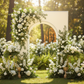 Spandex Cover for 3D Arch Door Frame Backdrop - Ivory
