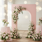 Spandex Cover for 3D Arch Door Frame Backdrop - Pink