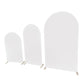 Spandex Covers for Heavy Duty Trio Arch Frame Backdrop 3pc/set - White