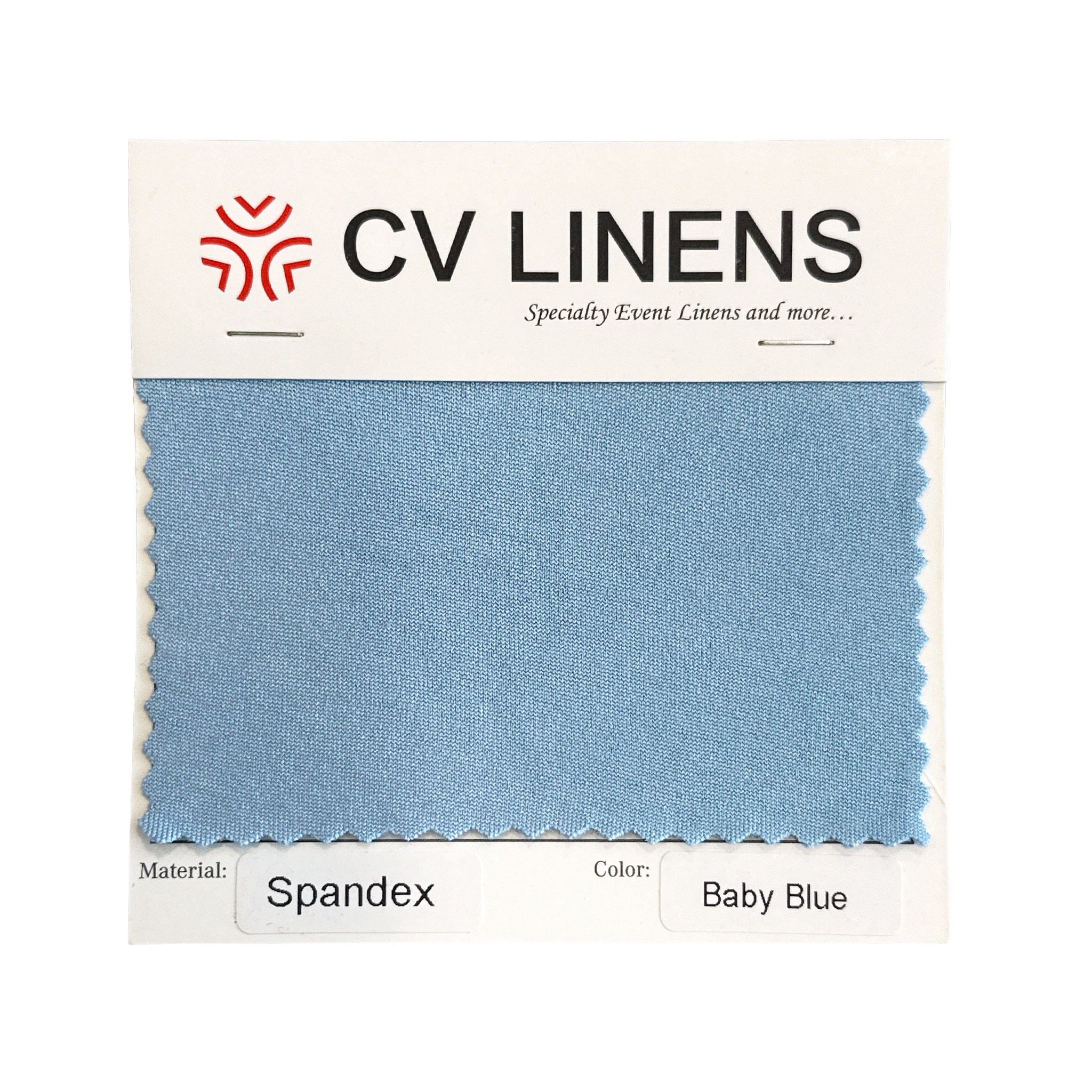 Spandex Swatch Card - Baby Blue