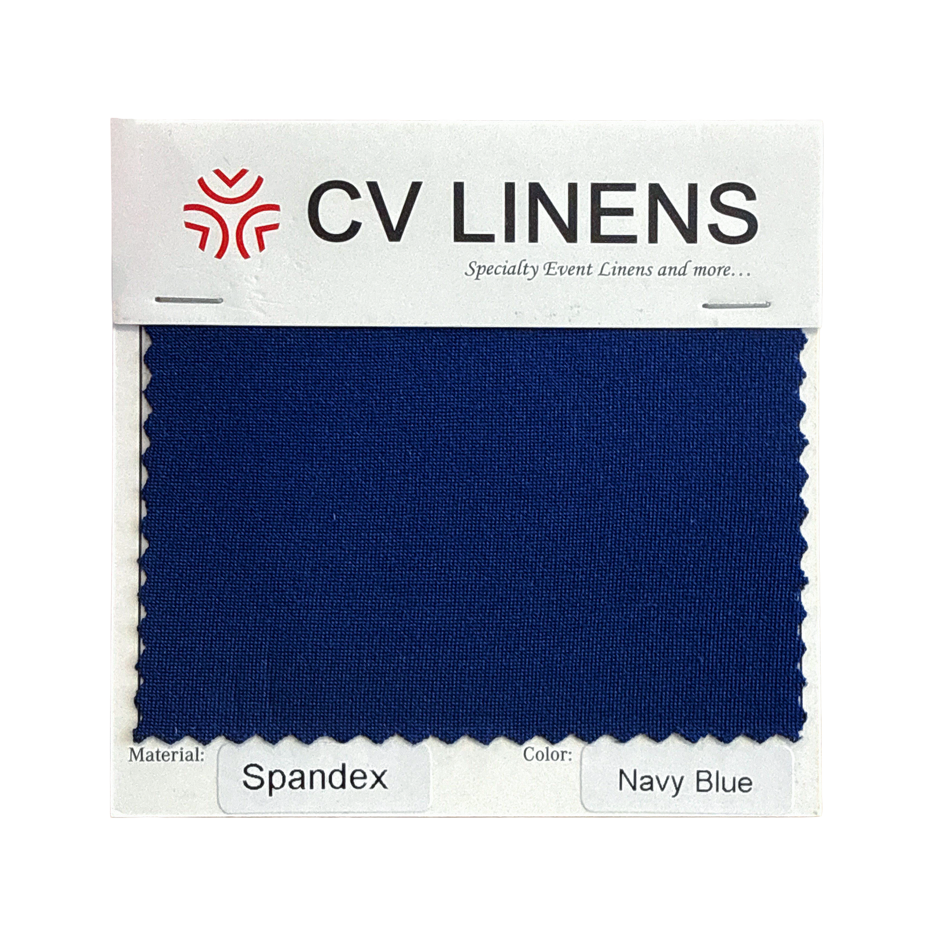 Spandex Swatch Card - Navy Blue