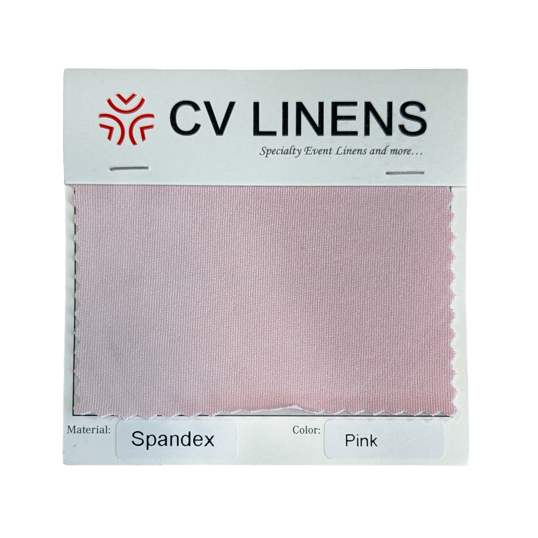 Spandex Swatch Card - Pink