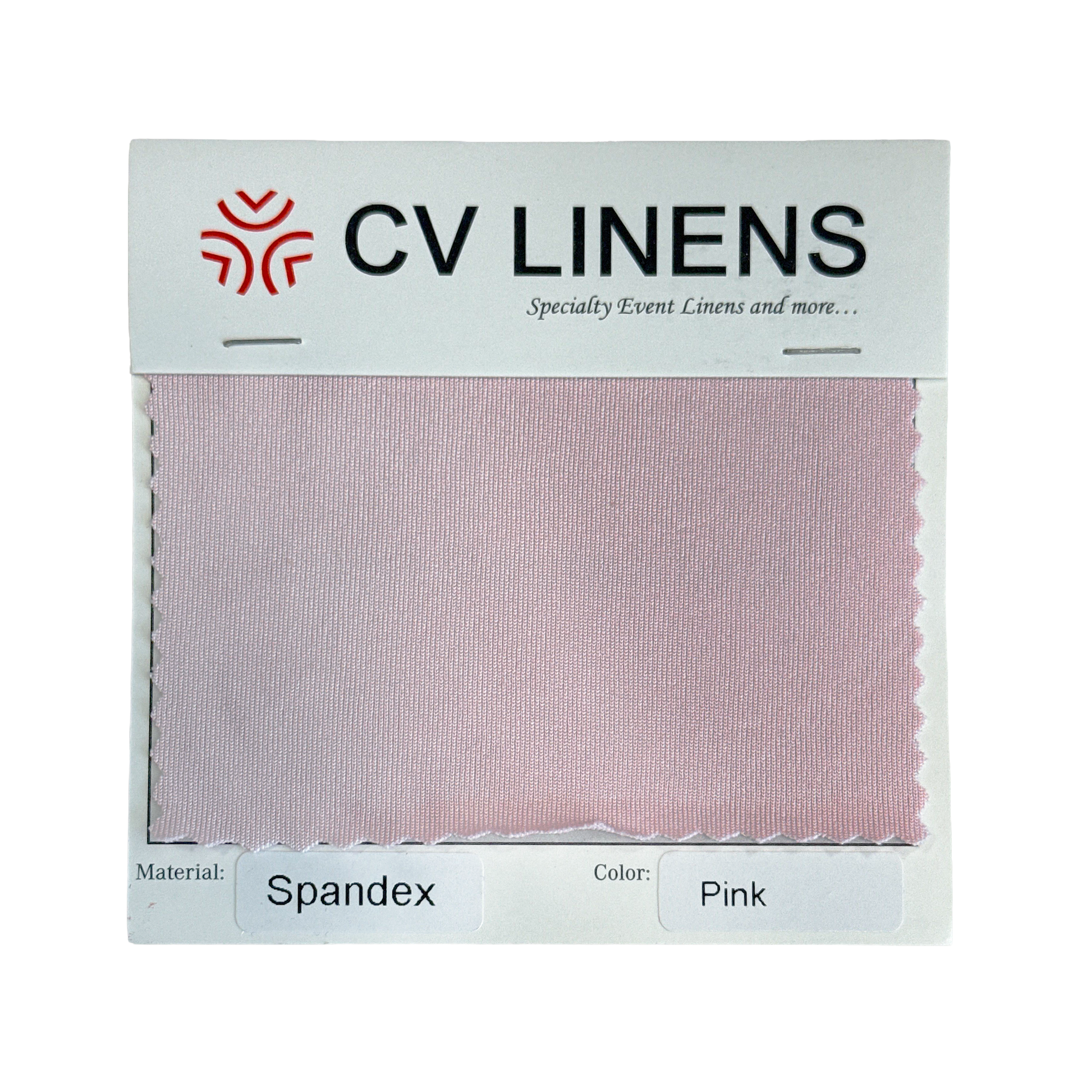Spandex Swatch Card - Pink