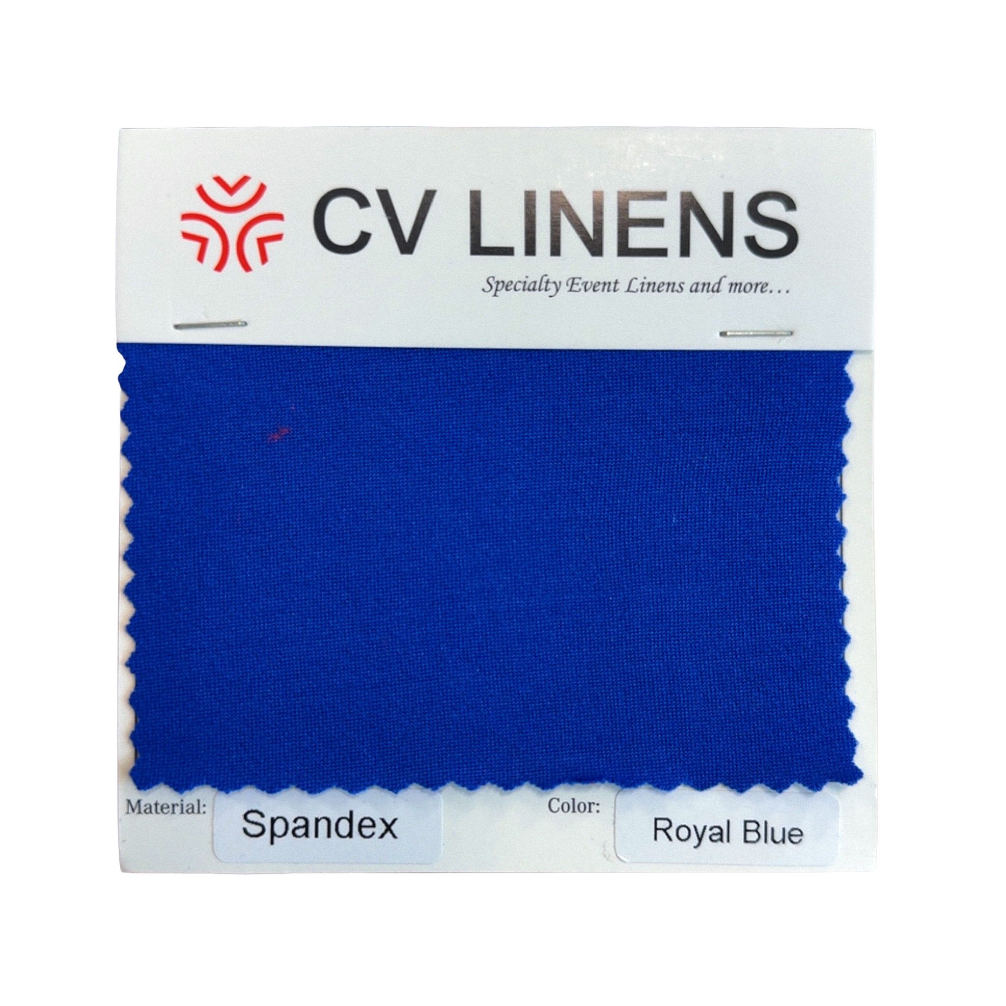 Spandex Swatch Card - Royal Blue