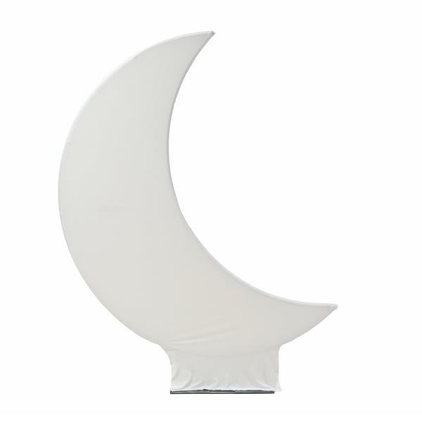 Spandex Crescent Moon Arch Cover - Ivory - CV Linens
