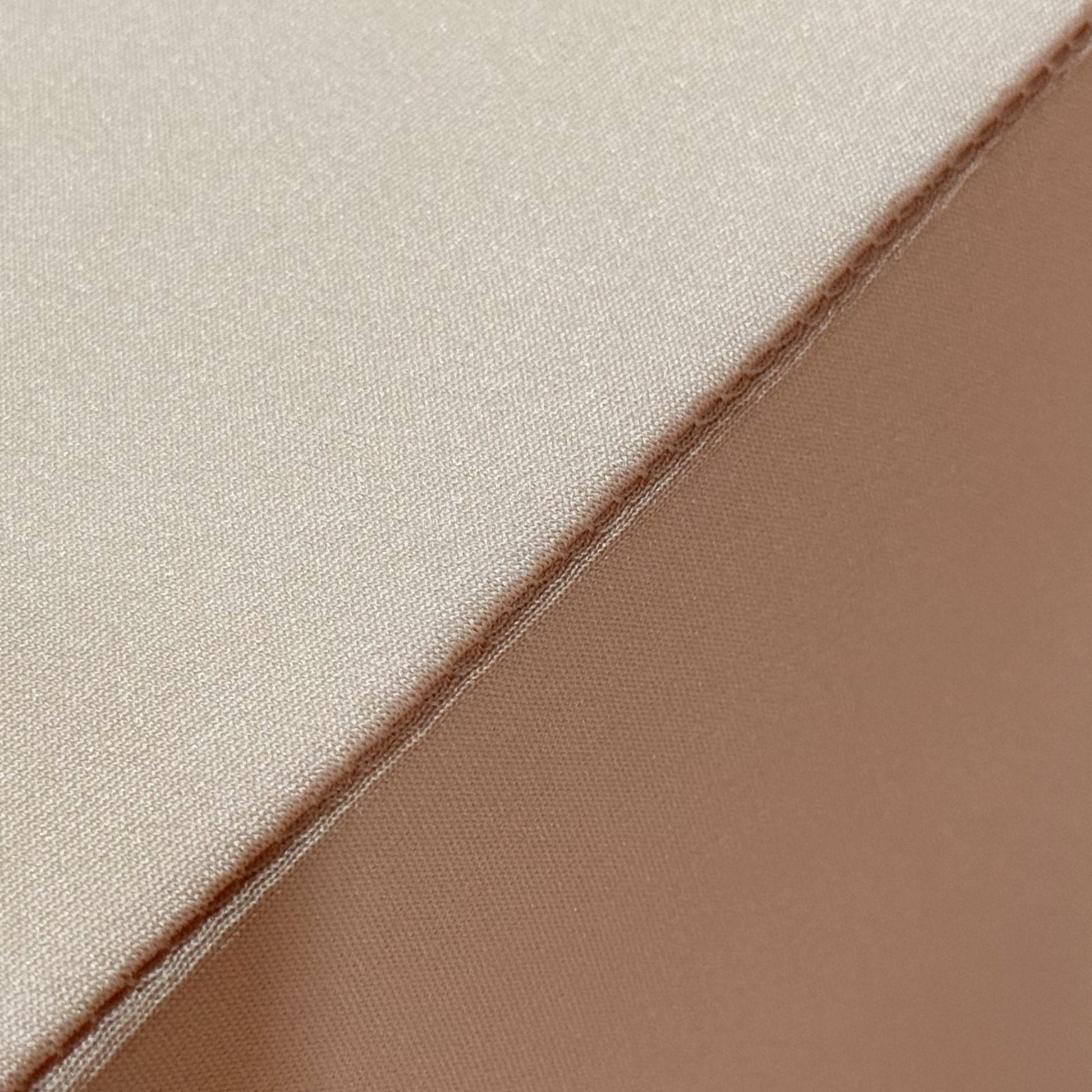 Blush/Rose Gold Spandex Covers for Square Metal Cake/Dessert Pedestal Stands 5 pcs/set edge close up 