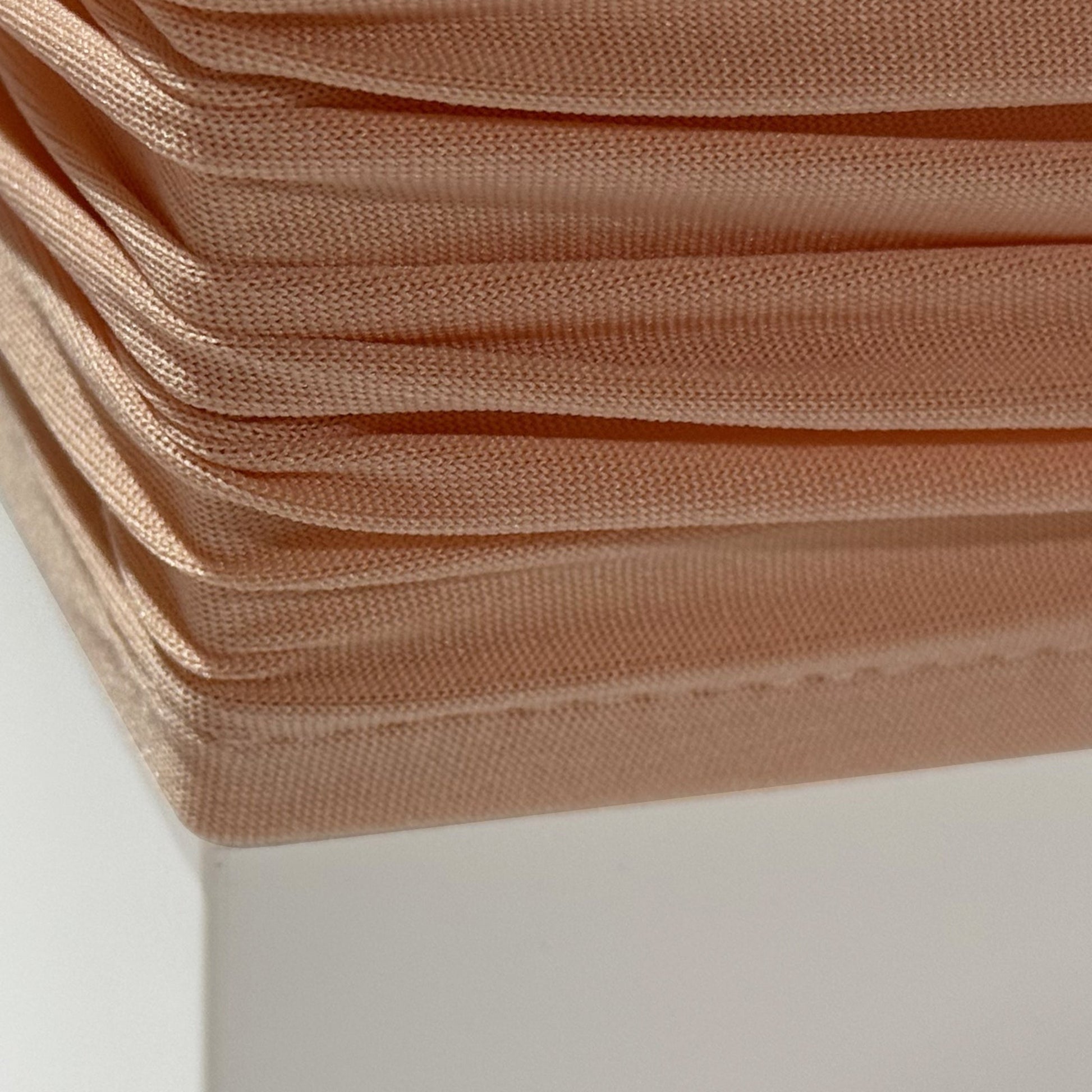 Blush/Rose Gold Spandex Covers for Square Metal Cake/Dessert Pedestal Stands 5 pcs/set bottom of cover