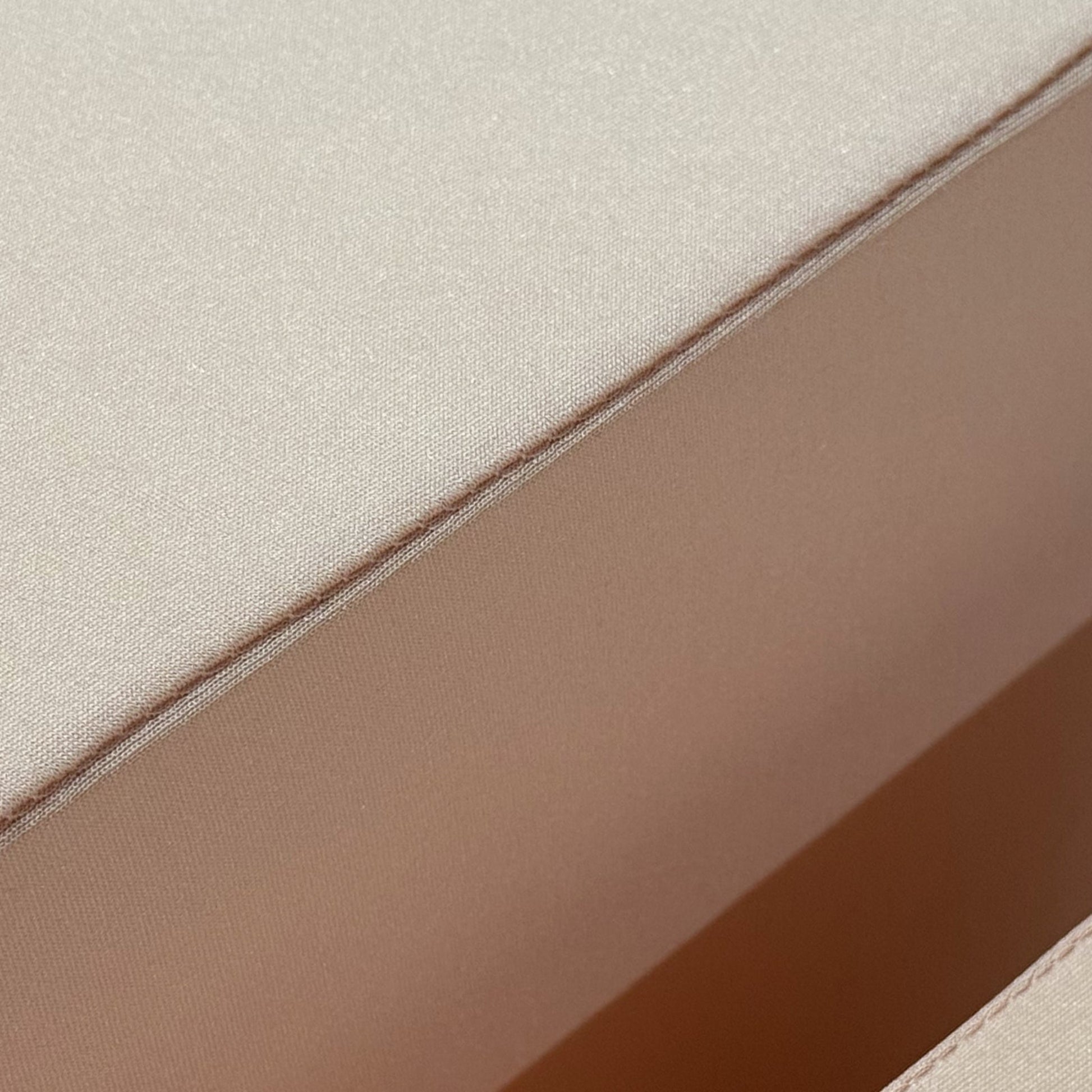 Blush/Rose Gold Spandex Covers for Square Metal Cake/Dessert Pedestal Stands 5 pcs/set close up